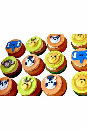 Cupcakes animaux Jungle