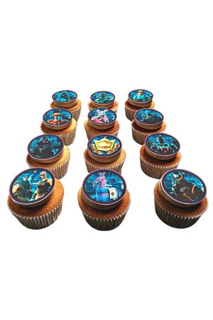 Cupcakes décorés thème Fortnite