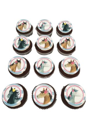 Cupcakes chevaux équitation