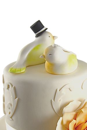 Figurines mariage oiseaux