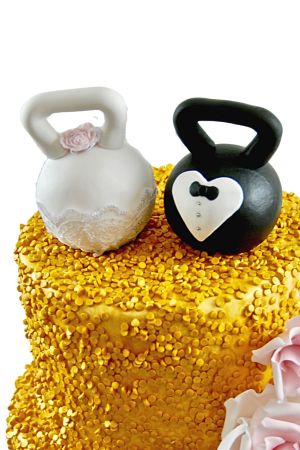 Figurine Mariage sport crossfit