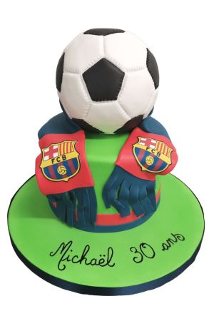 Gâteau Football FC Barcelona