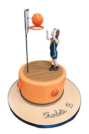 Gâteau joueur de basketball