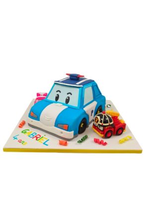 Gâteau d'anniversaire Robocar