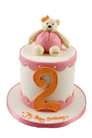 Gâteau bébé fille peluche Kaloo