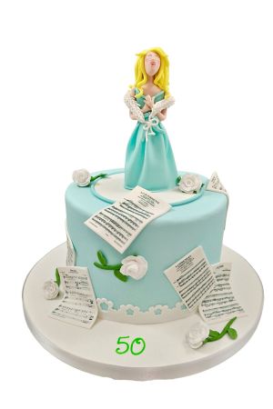 Gâteau chanteuse d'opéra