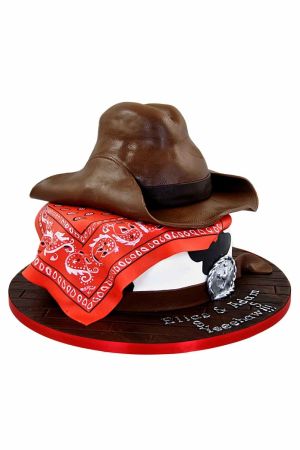 Gâteau anniversaire Cowboy Sheriff