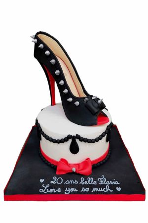 Gâteau Chaussure cloutée Louboutin