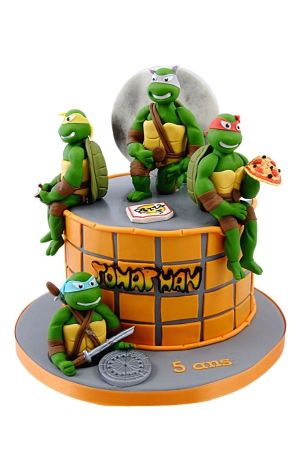 Gâteau Tortues Ninja