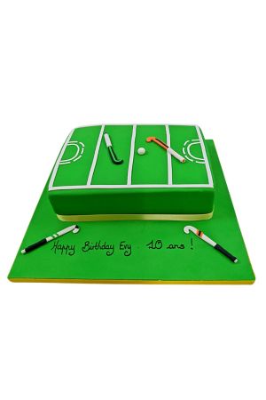 Gâteau anniversaire hockey