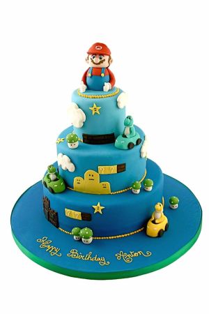 Gâteau Super Mario version luxe