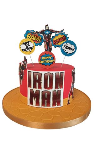 Gateau anniversaire Iron Man