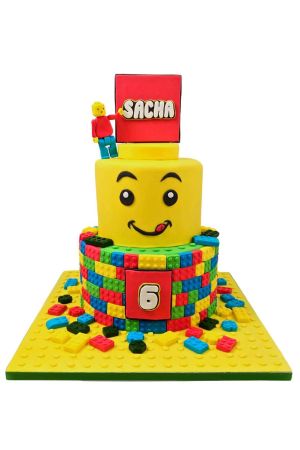 Pièce montée anniversaire Lego