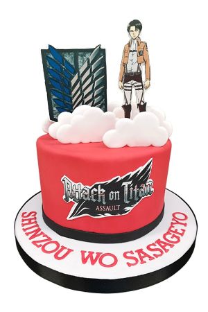 Gâteau Manga Attack on Titan