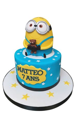 Gâteau personnalisé Minion