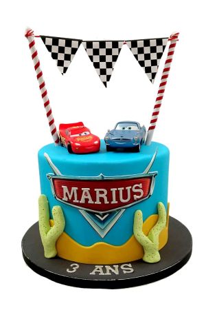 Gâteau anniversaire Lightning McQueen