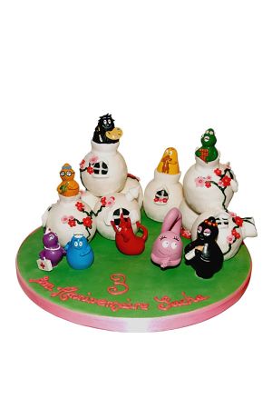 Gâteau la maison Barbapapa