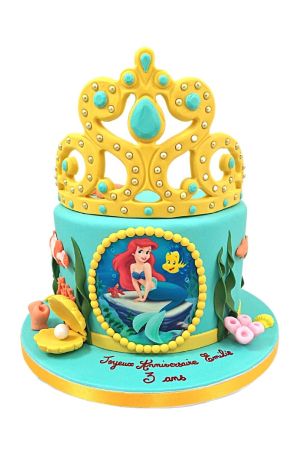 Gâteau Disney la petite sirene