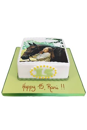 Gâteau equitation cheval