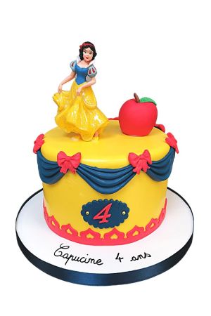 Gâteau décoré Blanche-Neige