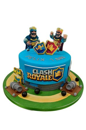 Gâteau anniversaire Clash Royale