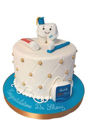 Gâteau diplôme dentiste