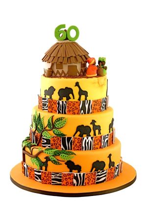 Gâteau d'anniversaire spécial Afrique