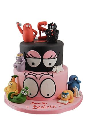 Pièce montée anniversaire barbapapa