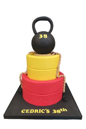 Gâteau anniversaire Crossfit