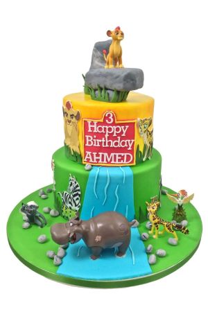 Gâteau anniversaire The Lion Guard