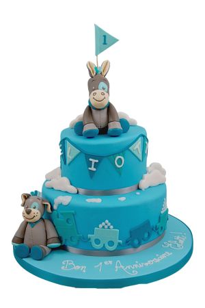 Gâteau bébé Noukies Cyril et Gaston