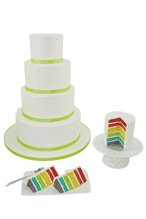 Gâteau Mariage Drapeau Gay