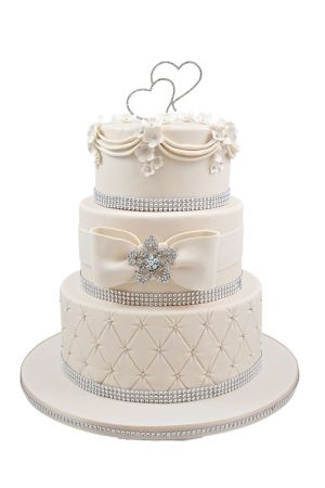 Gâteau de mariage Strass